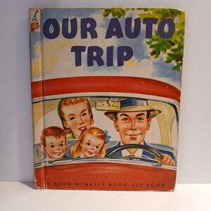 1952 Our Auto Trip Rand McNally Elf book